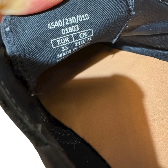 Zara Black Dress Shoes Paraboot Loafers Lace Up Boys Size 33/2 - Picture 2 of 11